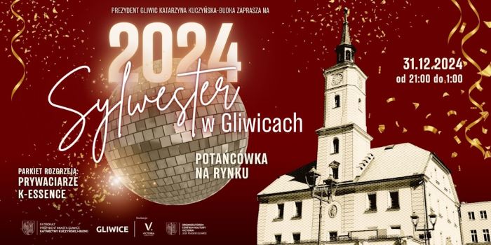 Sylwester w Gliwicach – powitajmy razem Nowy 2025 Rok w sercu Gliwic!