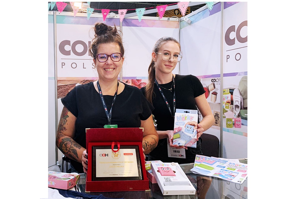 Bytomska firma COLOP Polska nagrodzona złotym medalem za pieczątki DIY Marky