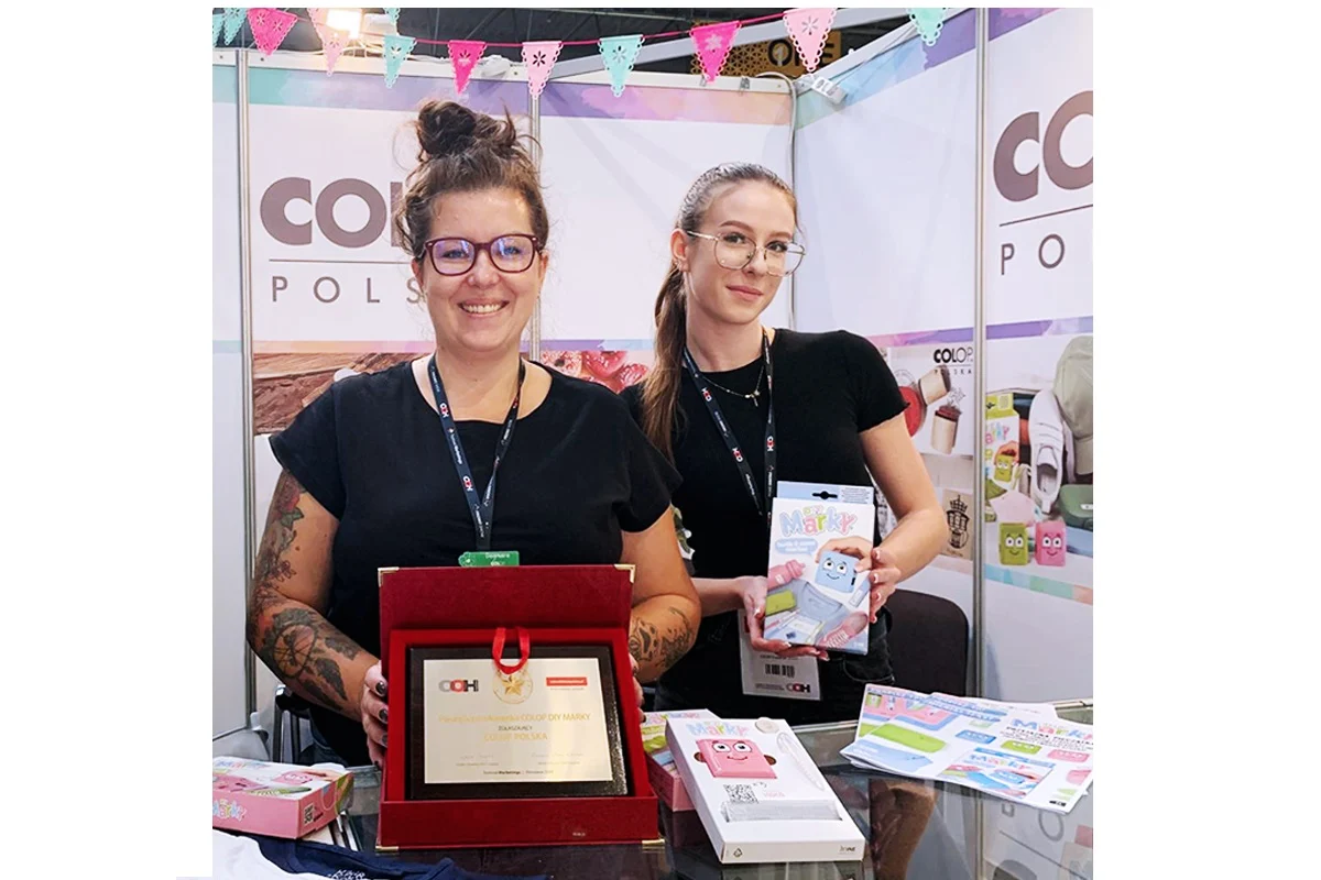 Bytomska firma COLOP Polska nagrodzona złotym medalem za pieczątki DIY Marky