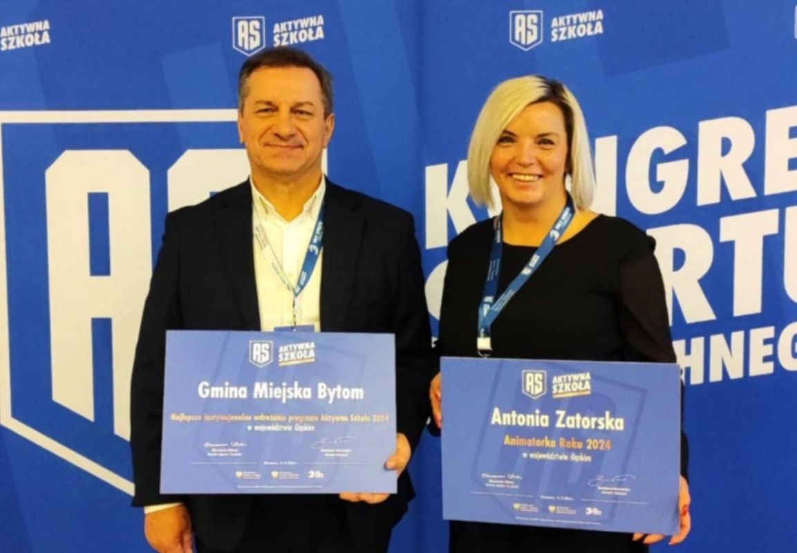 Bytomianka Animatorką Roku 2024! Bytom wyróżniony za Aktywną Szkołę