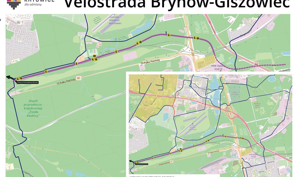 W Katowicach powstała pierwsza velostrada – 4,4 km komfortowej drogi rowerowej