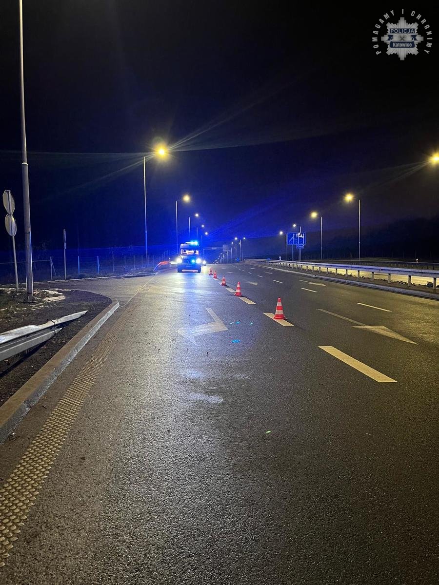 Tragiczny wypadek na DK81 w Katowicach – zginął 69-letni pieszy