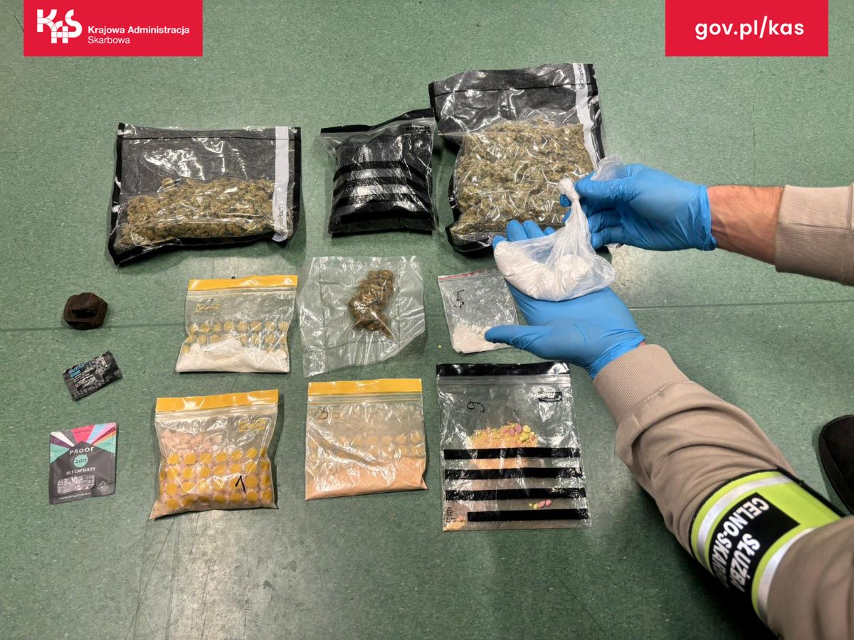KAS kontroluje przesyłki pocztowe. W jednej z nich pies Kodi znalazł marihuanę