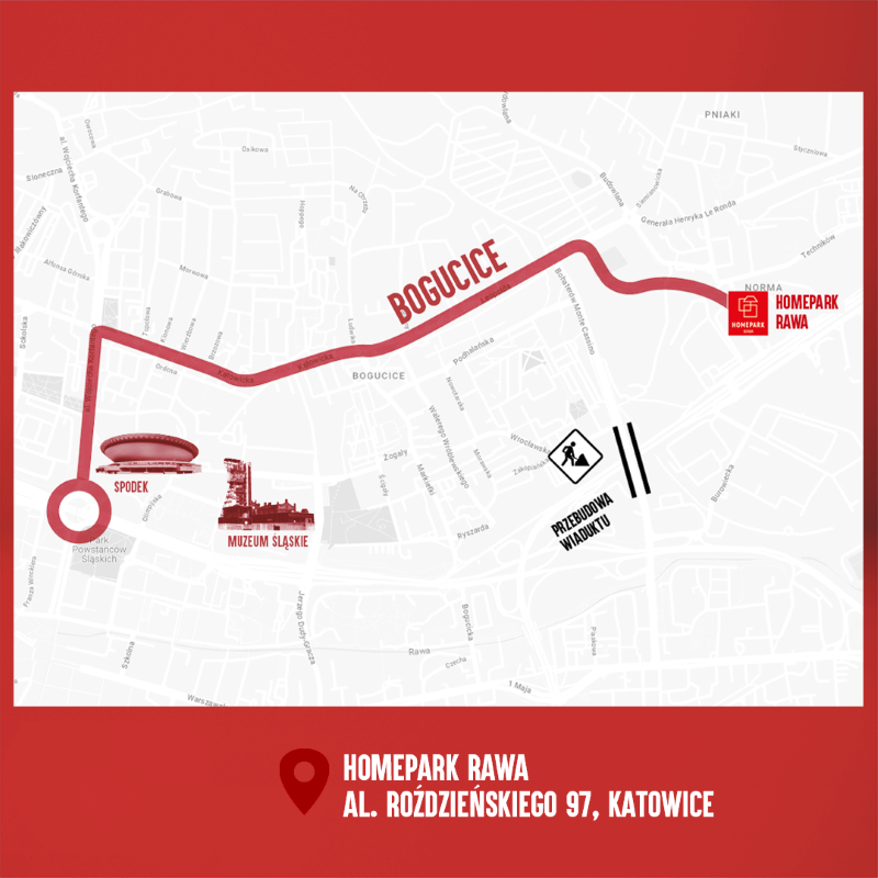 Dojazd do Homepark Rawa – zmiany organizacji ruchu