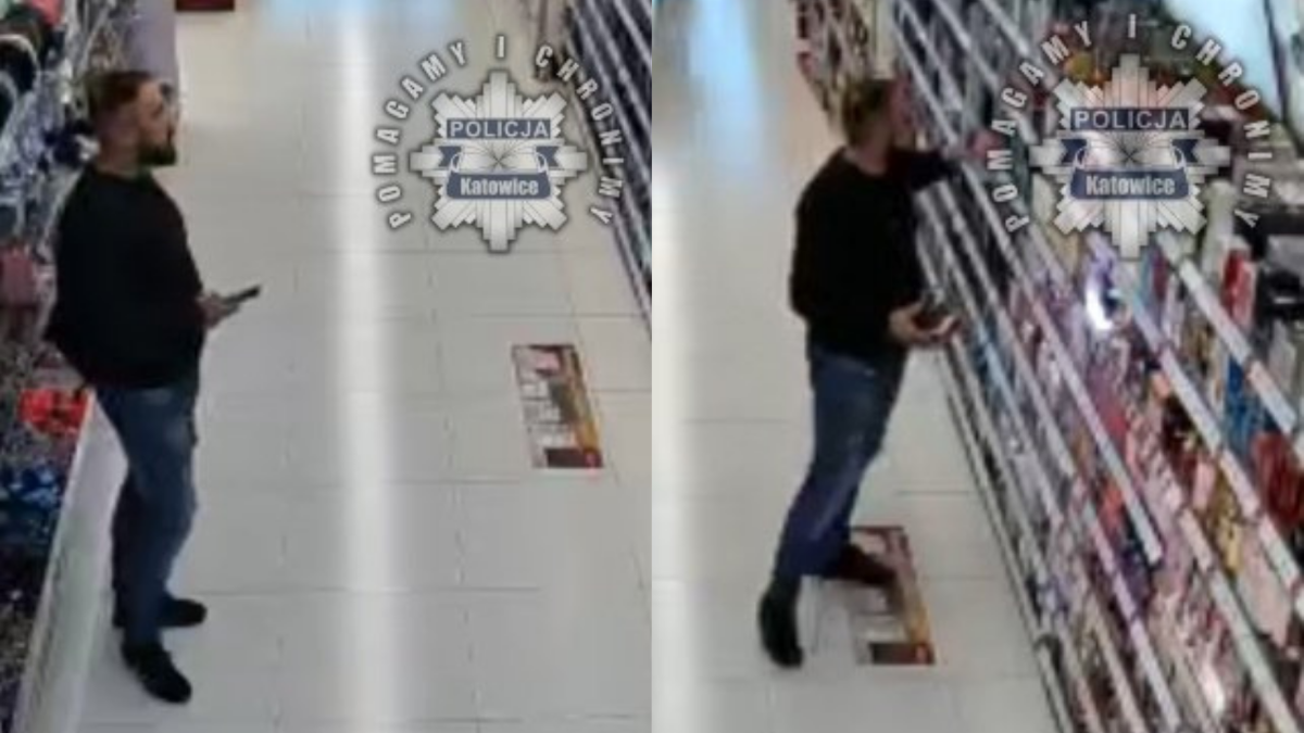 Kradzież za ponad 1 000 zł – policja poszukuje podejrzewanego