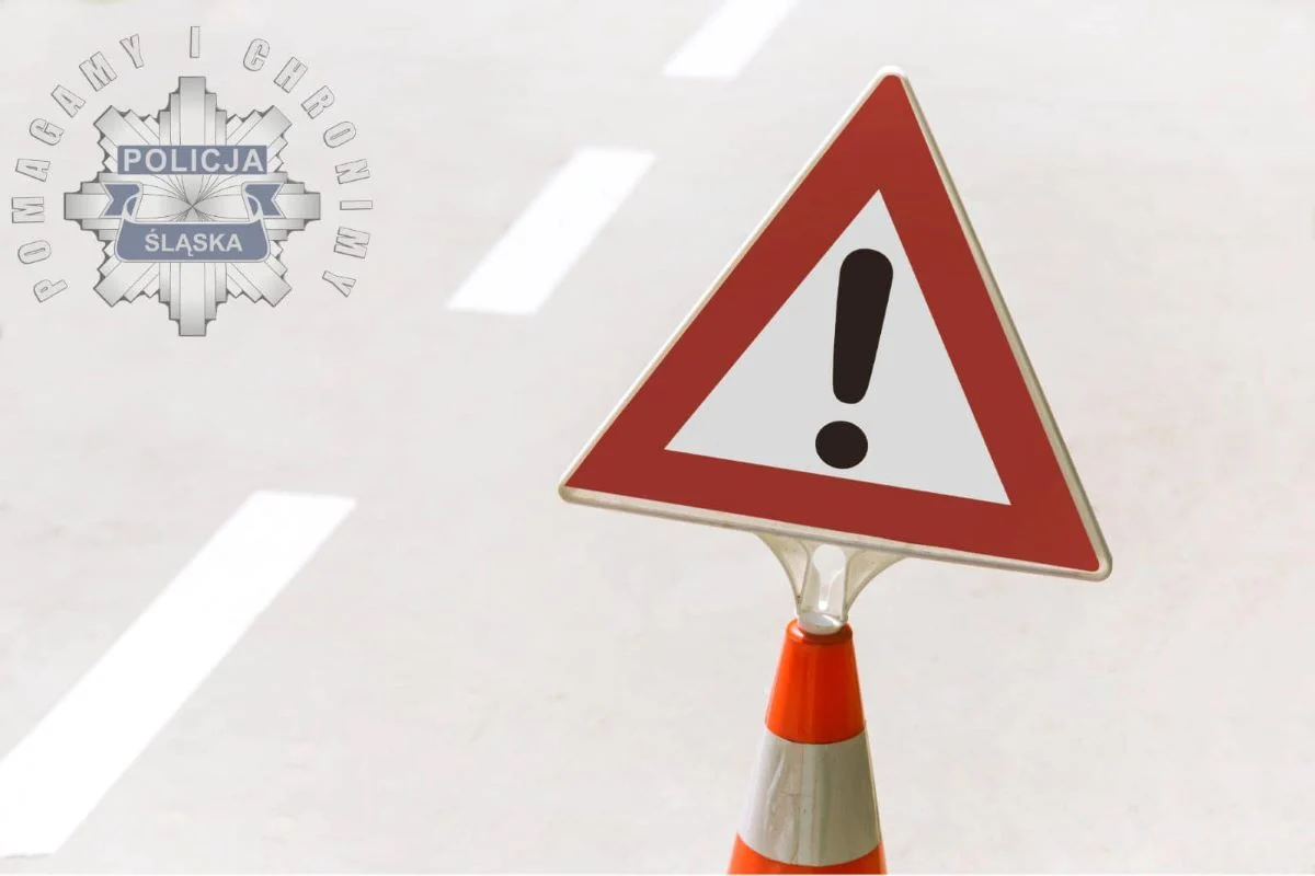 Zderzenie trzech pojazdów na DK-79 w Chorzowie