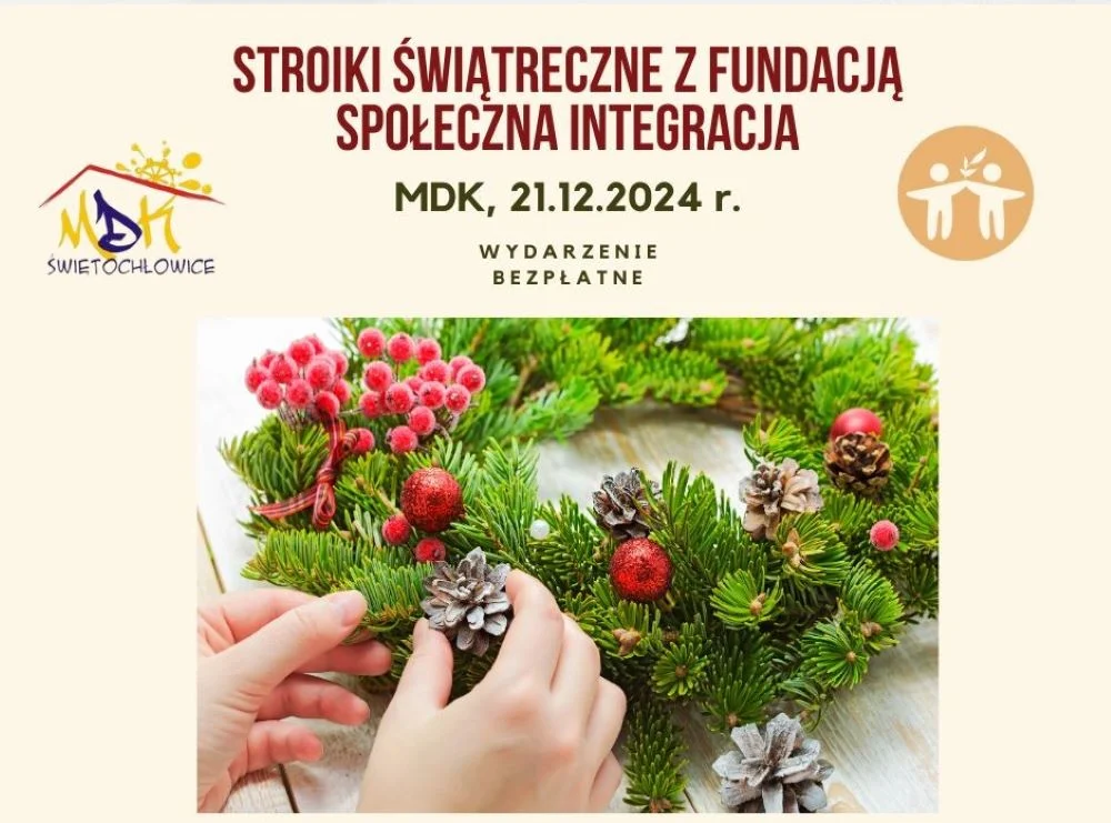 Bezpłatne warsztaty świąteczne z Fundacją Społeczna Integracja