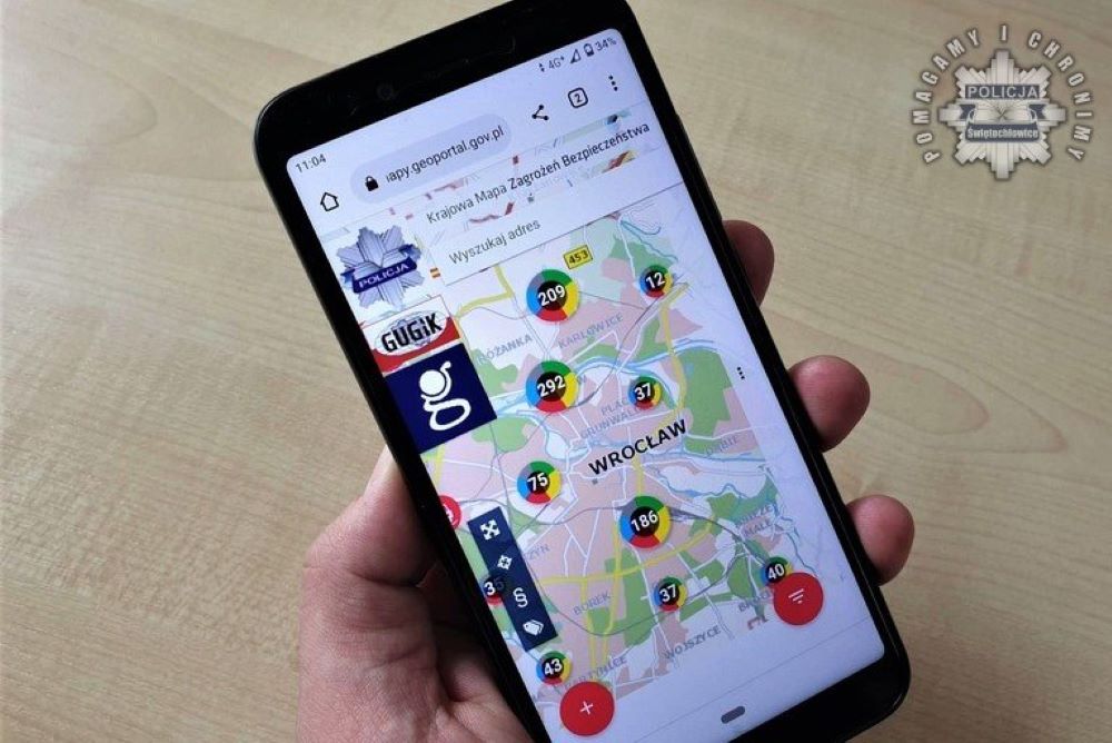 Krajowa Mapa Zagrożeń Bezpieczeństwa – zgłoś problem w kilka kliknięć