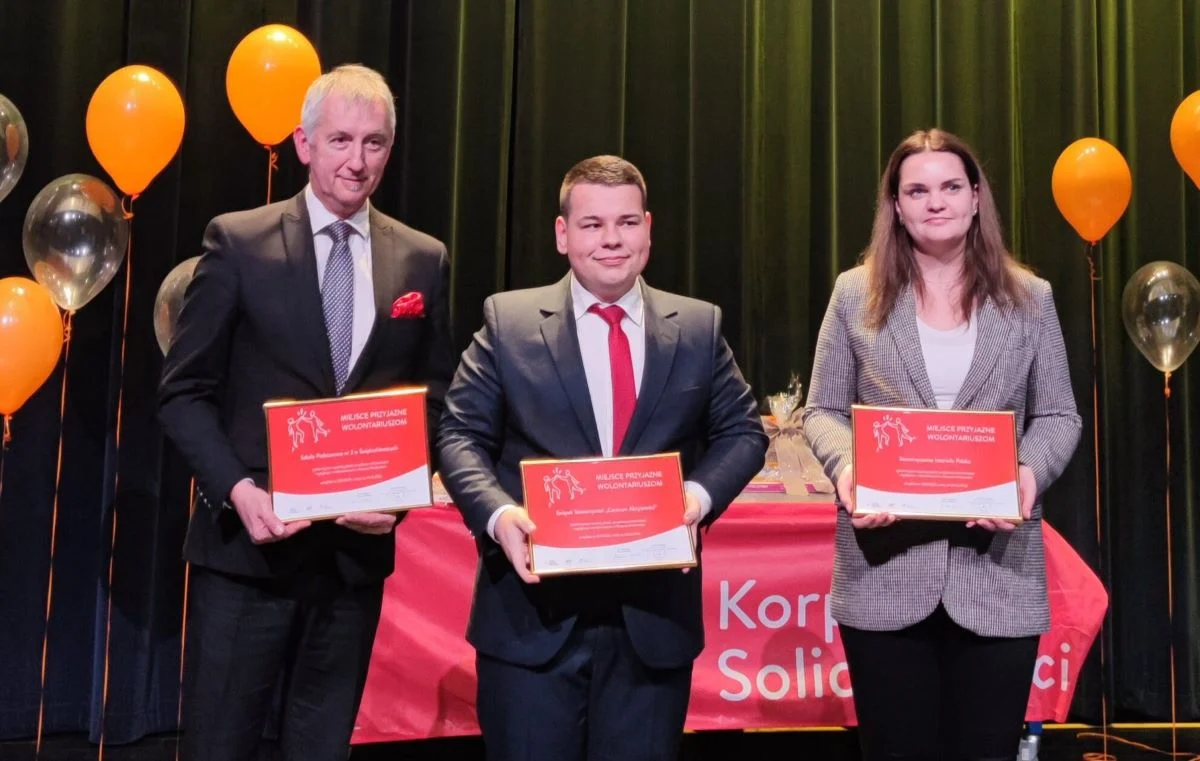 Świętochłowicka szkoła z prestiżowym wyróżnieniem dla wolontariuszy