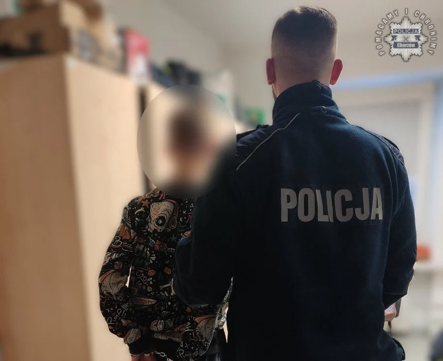 Policjanci chorzowskiej drogówki ujęli 15-letniego sprawcę usiłowania zabójstwa