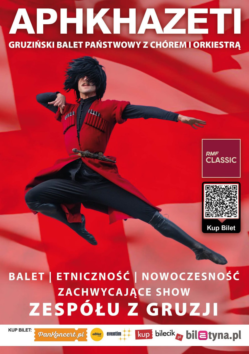APHKAHAZETI w Polsce. Gruziński państwowy balet z chórem i orkiestrą na żywo!