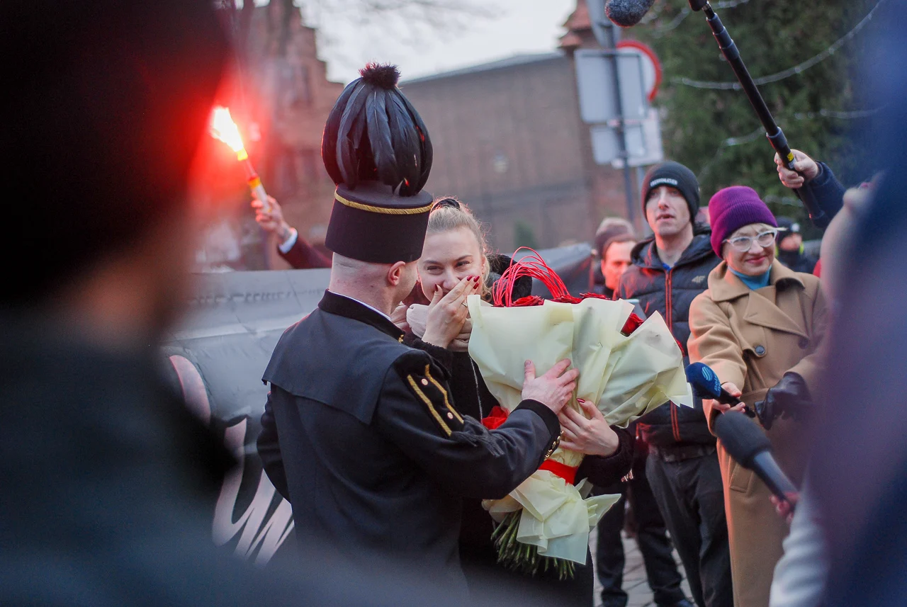 Oświadczyny z zaskoczenia. Podczas Górniczej Pobudki na Nikiszu [ZDJĘCIA]