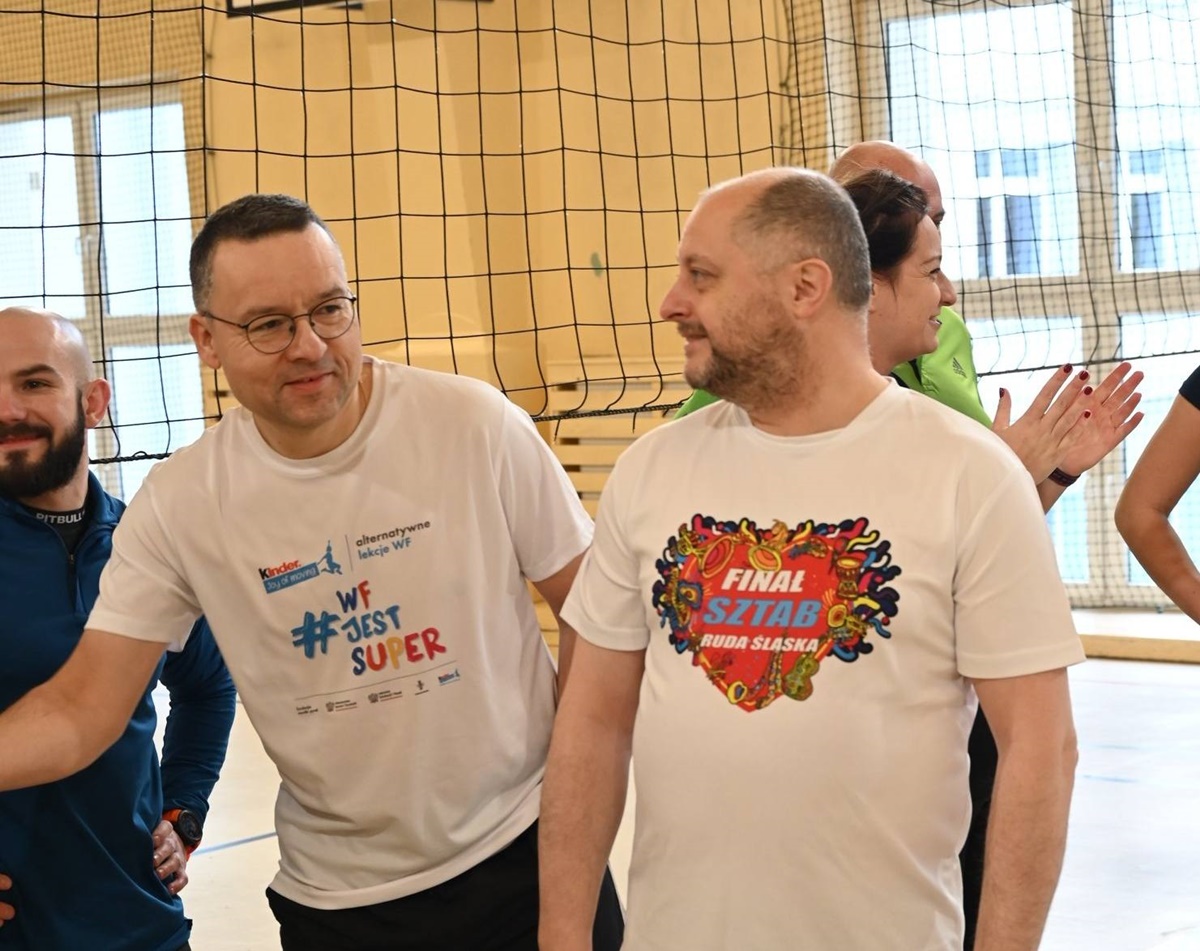 Trening do meczu WOŚP 5