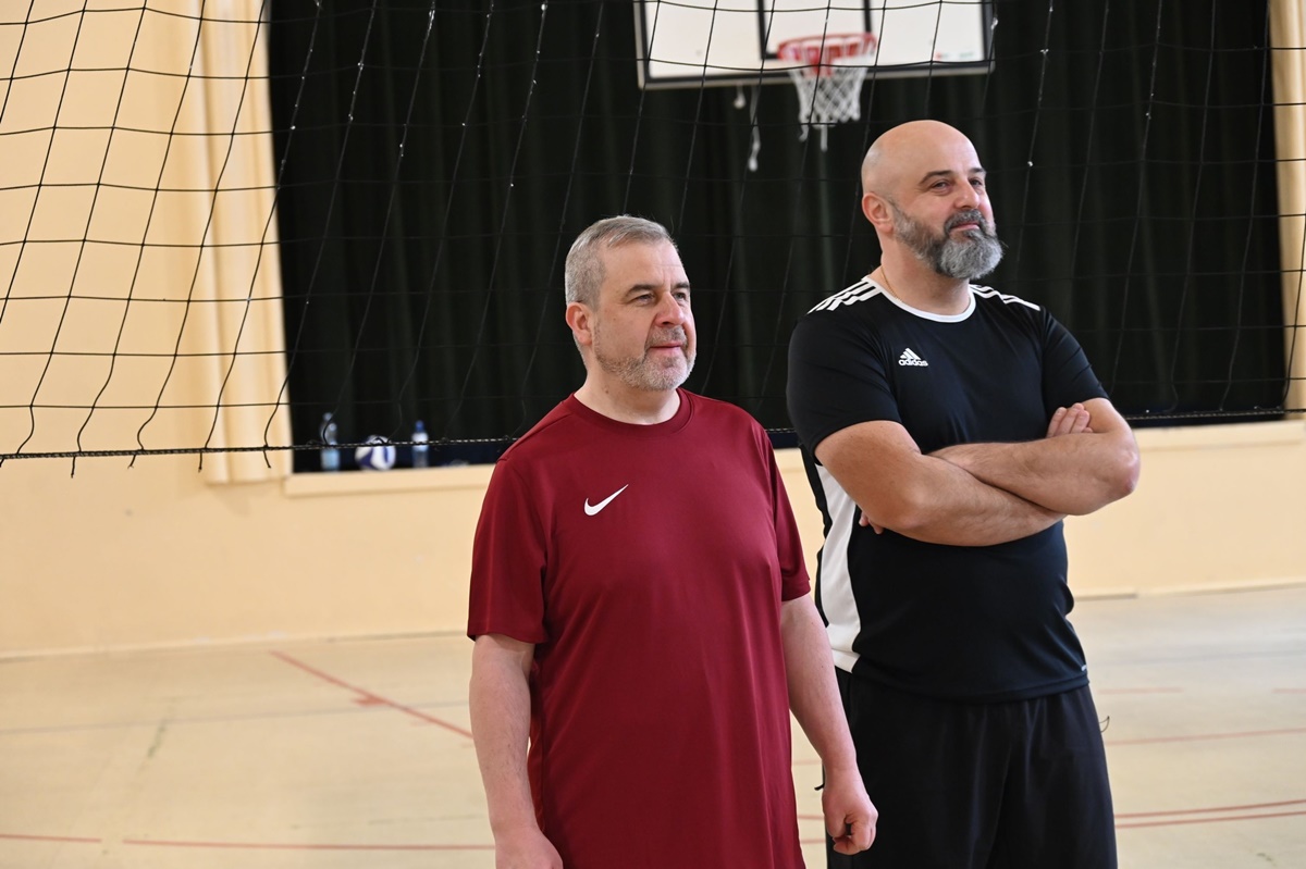 Trening do meczu WOŚP 8