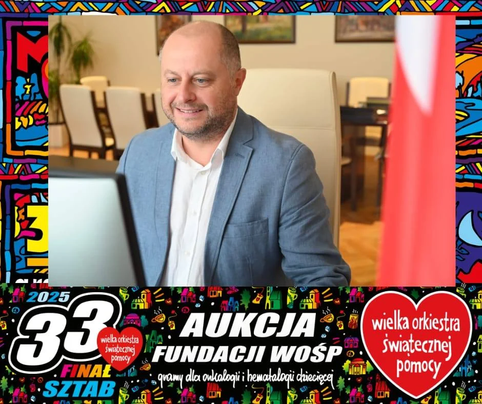 Wyjątkowe aukcje WOŚP od prezydenta Rudy Śląskiej Michała Pierończyka