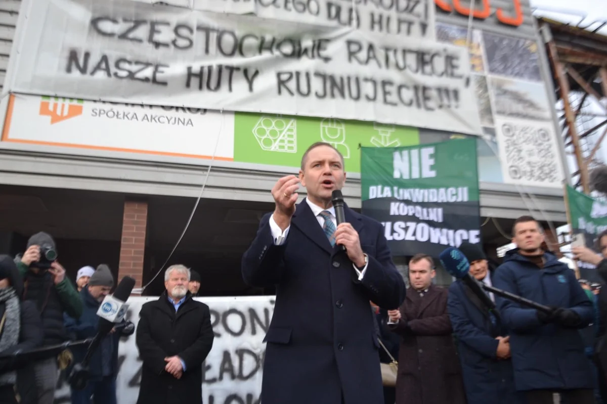 Wizyta Karola Nawrockiego w Rudzie Śląskiej