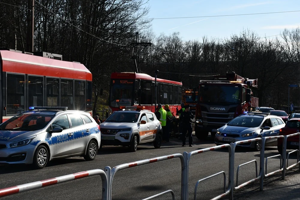 Wykolejenie tramwaju 7
