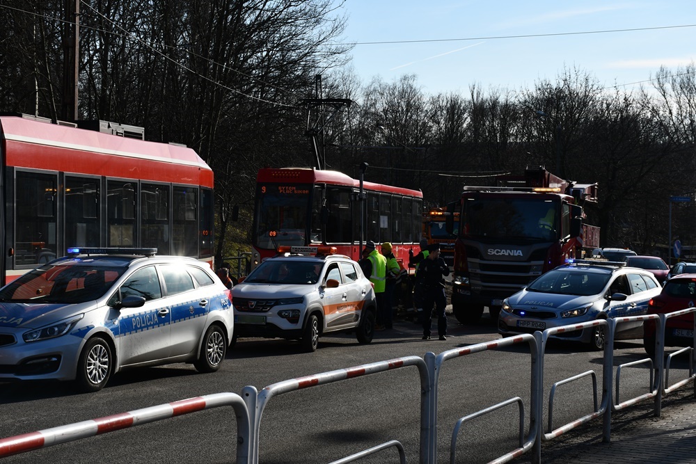 Wykolejenie tramwaju 7