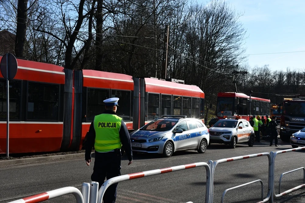 Wykolejenie tramwaju 8