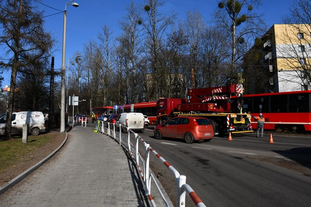 Wykolejenie tramwaju 9