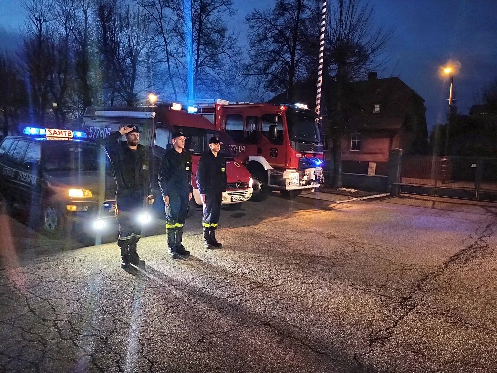 Strażacy z Rudy Śląskiej oddali hołd zmarłemu ratownikowi medycznemu