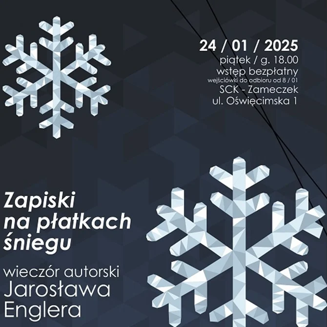 Spotkanie z Jarosławem Englerem: poezja, muzyka i malarstwo w SCK Zameczek