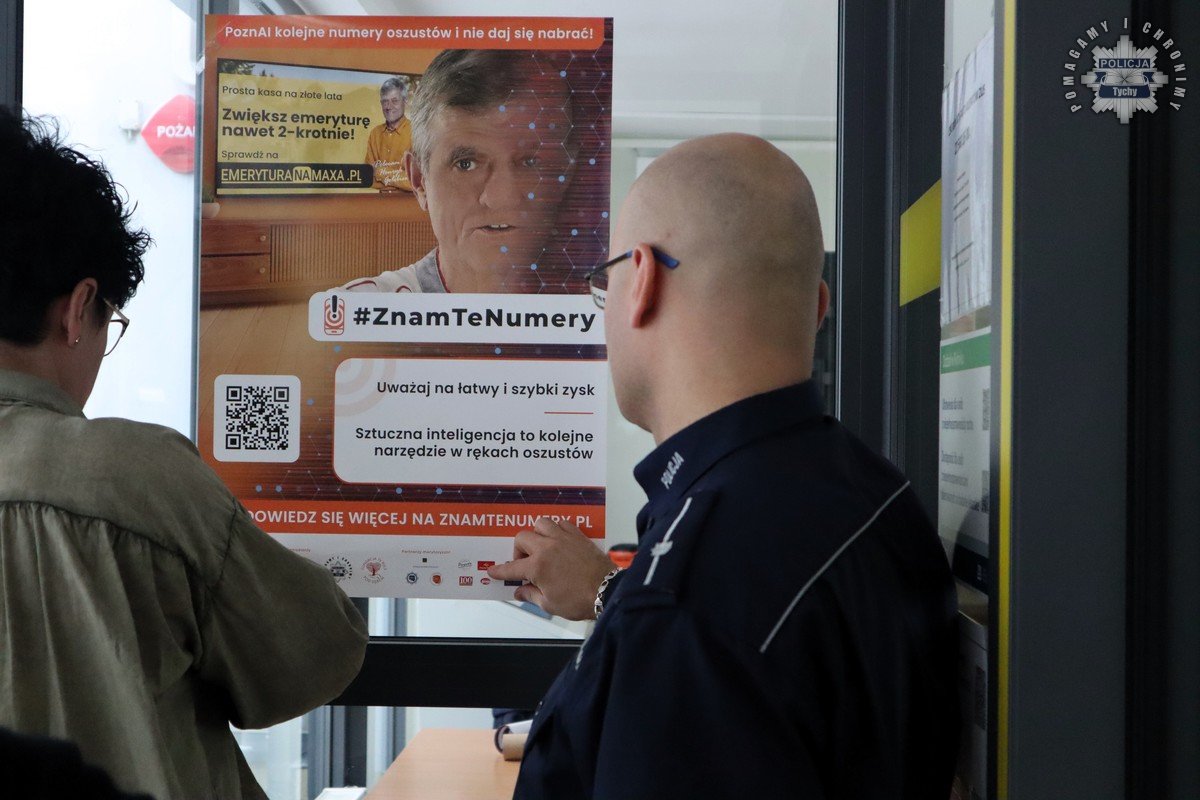 Seniorzy w Tychach chronieni przed oszustami – kampania #ZnamTeNumery