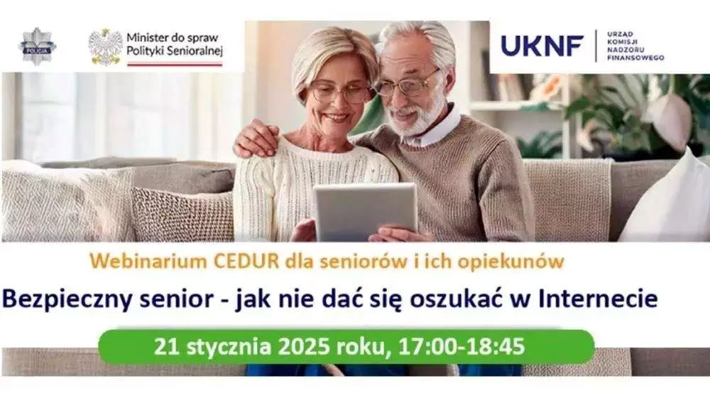 Webinar dla seniorów: jak chronić się przed oszustwami w Internecie?