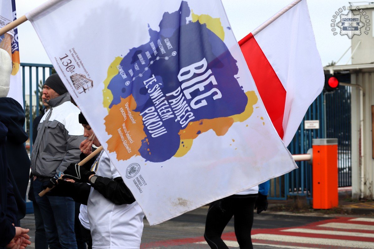 Tyscy policjanci zabezpieczali Bieg Pamięci z okazji „Marszu Śmierci” 4