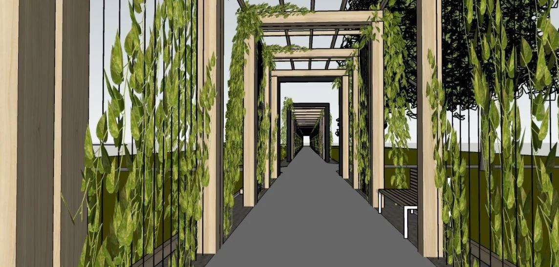 Nowa pergola na Cmentarzu Komunalnym Wartogłowiec: symboliczne przejście i zieleń