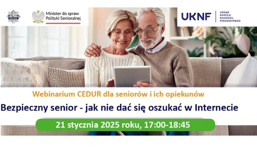 Webinar dla seniorów: jak chronić się przed oszustwami w Internecie?