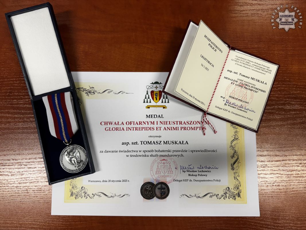 Uroczystość wręczenia medali dla funkcjonariuszy – Tomasz Muskała odznaczony! 9
