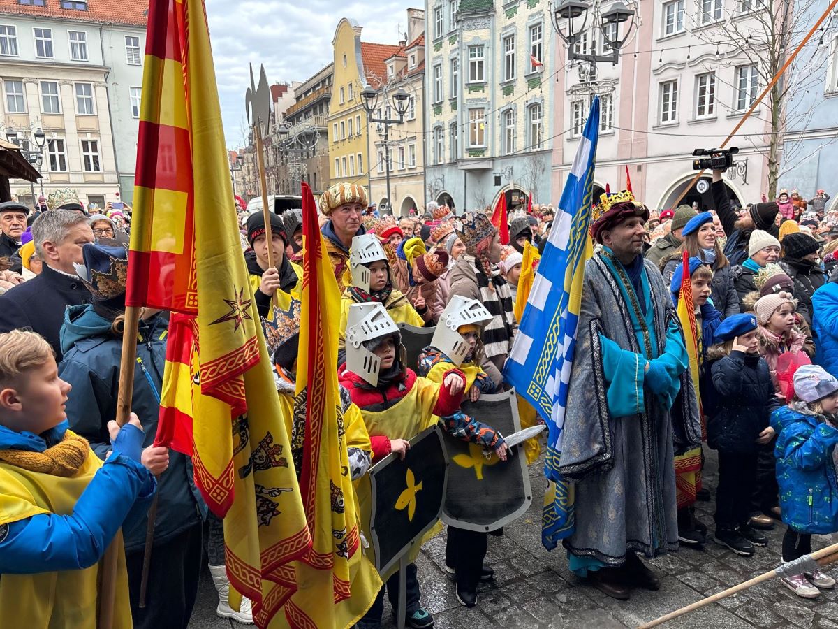 Wczoraj Orszak Trzech Króli dotarł na gliwicki Rynek