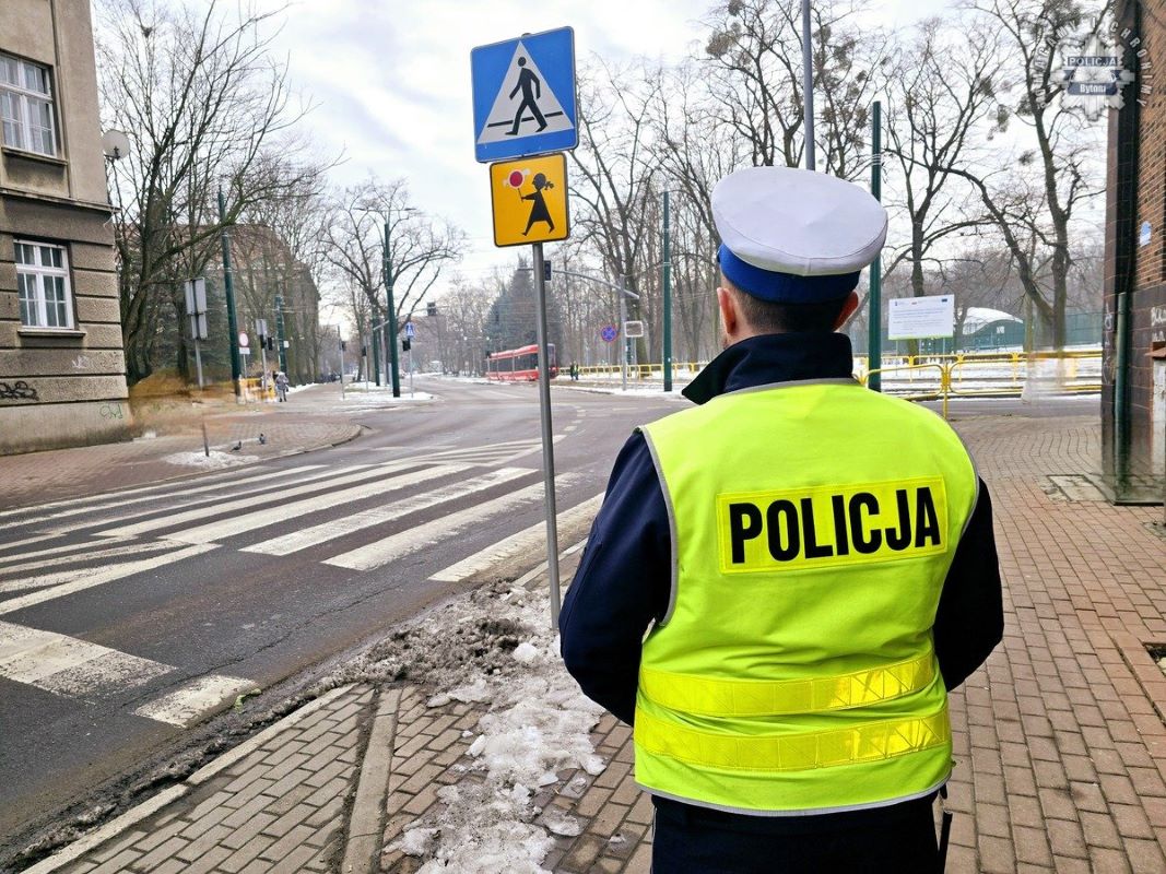 „Bezpieczny Pieszy” – policja monitoruje przejścia w Bytomiu