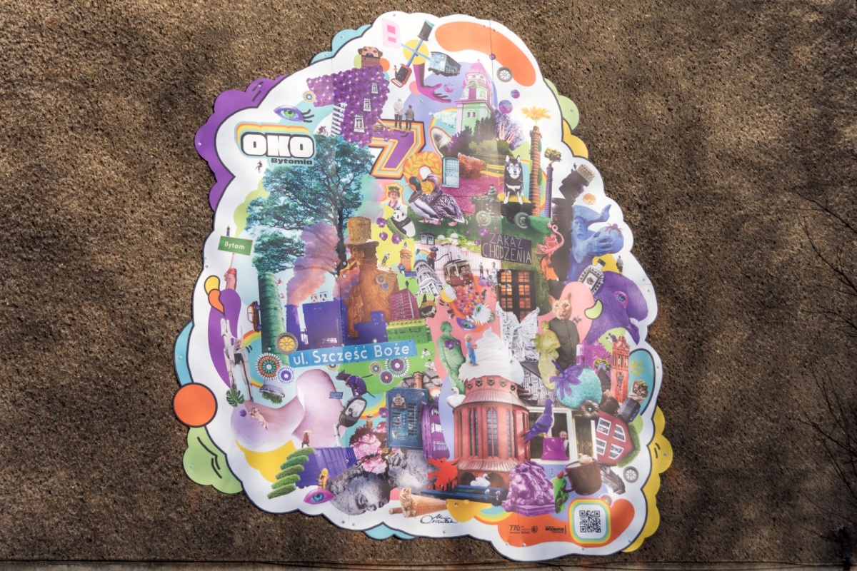 Bytom patrzy nowym okiem: mural powstał z fotografii mieszkańców!