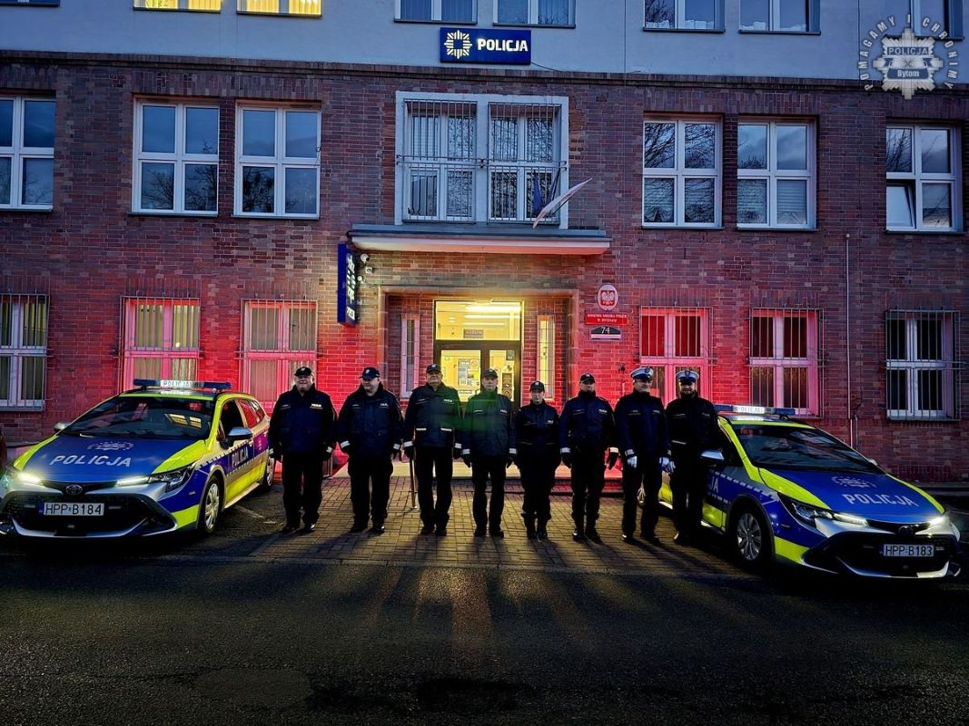 Tragedia w Siedlcach – bytomscy stróże prawa uczcili pamięć ratownika medycznego