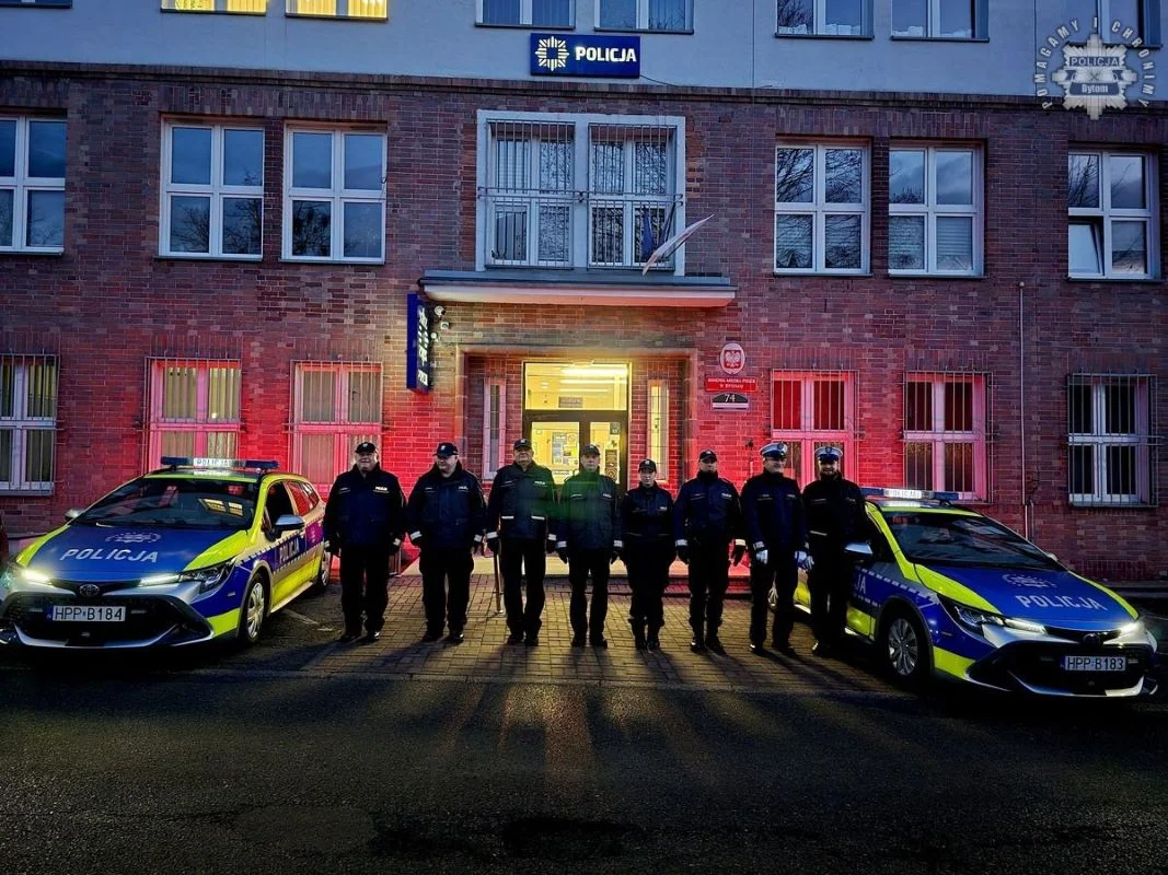 Tragedia w Siedlcach – bytomscy stróże prawa uczcili pamięć ratownika medycznego