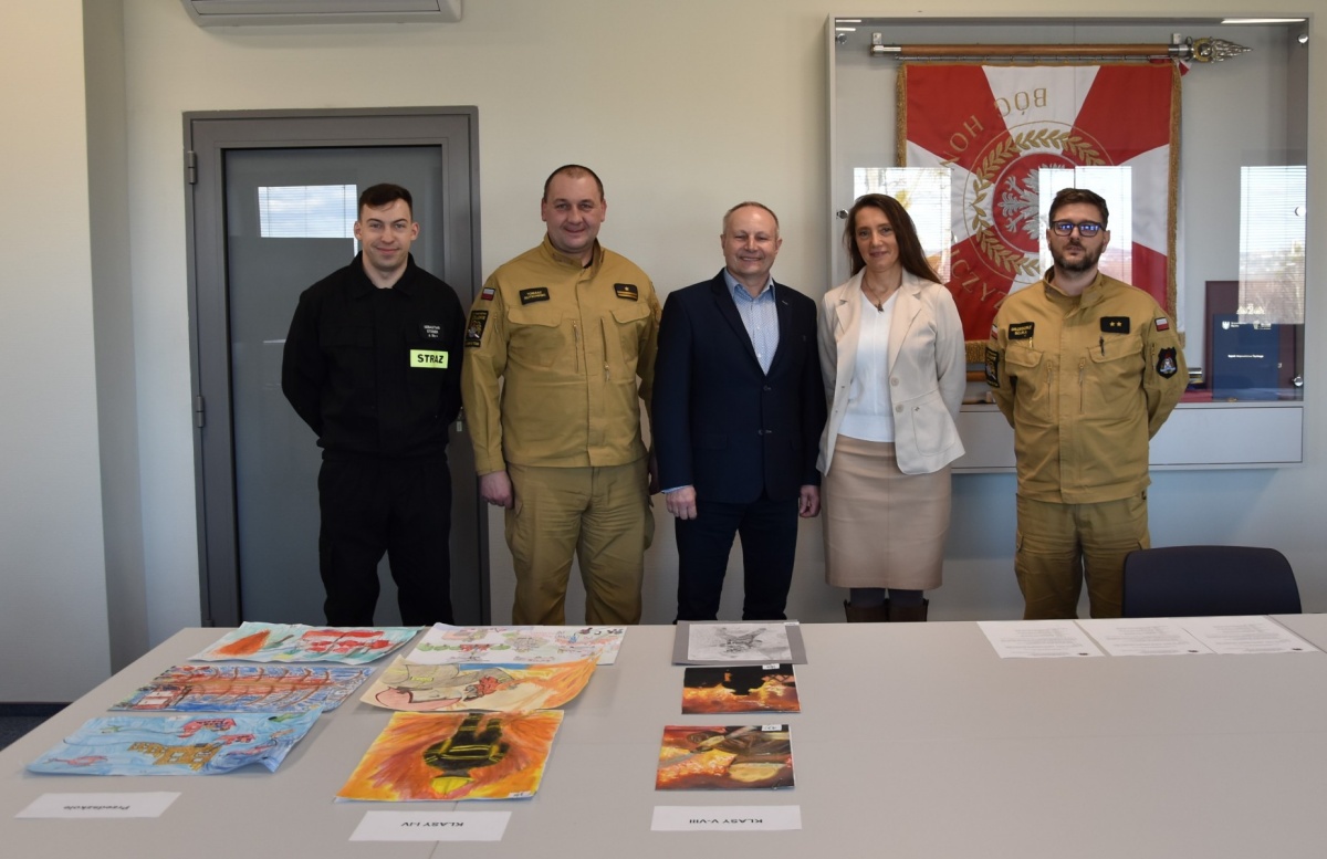 Artystyczna wizja straży pożarnej - wyniki konkursu plastycznego w Bytomiu!
