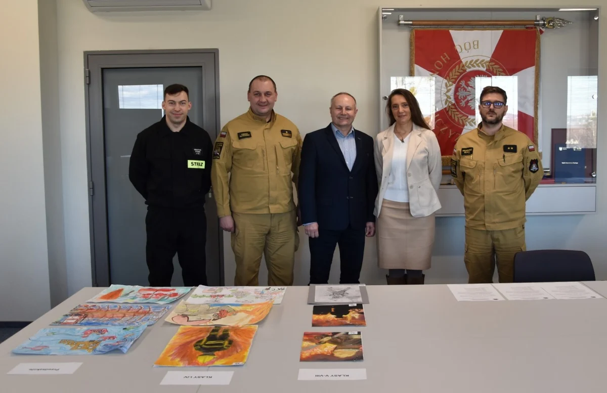Artystyczna wizja straży pożarnej - wyniki konkursu plastycznego w Bytomiu!