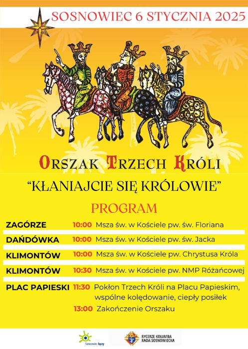 Ulicami Sosnowca przejdzie Orszak Trzech Króli 2025