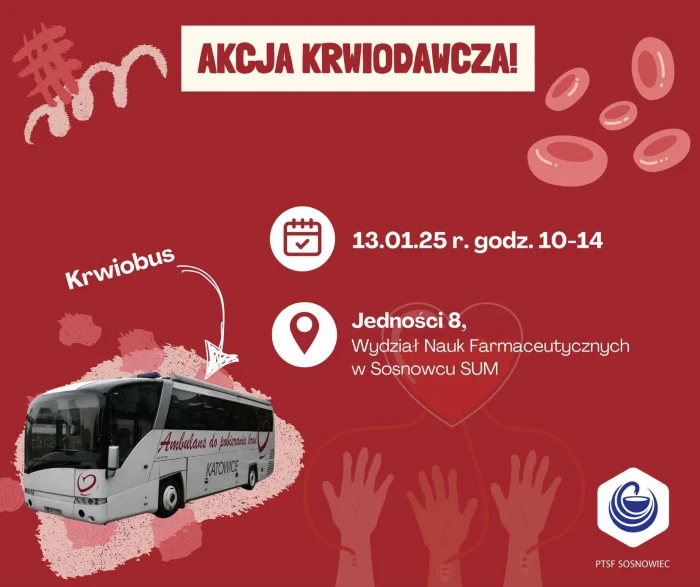 Trwa akcja krwiodawstwa w Sosnowcu. Sprawdź, gdzie możesz dziś oddać krew!