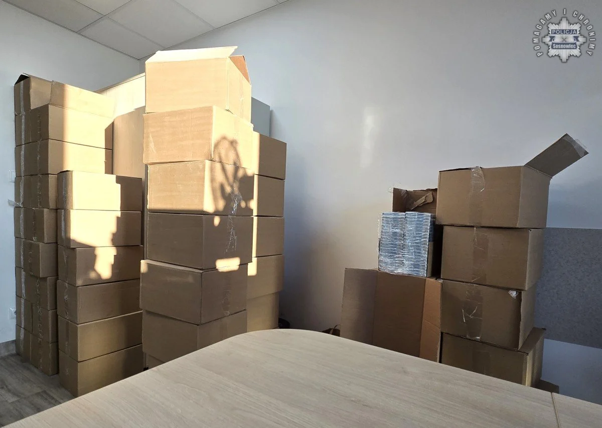 Sosnowieccy mundurowi przechwycili 400 tys. sztuk papierosów oraz blisko 11 kg tytoniu