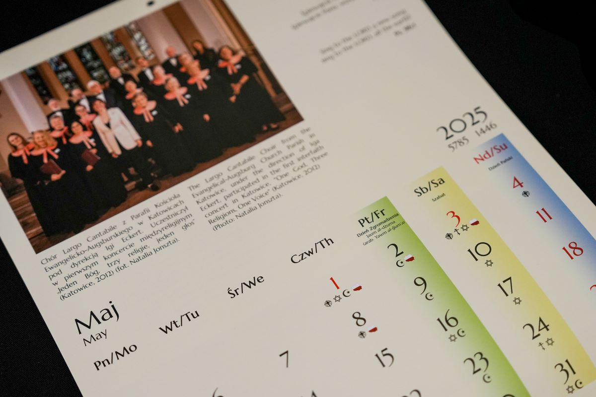 Trzynasta edycja Kalendarza Trzech Religii 2025 w Katowicach