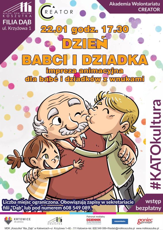 Rodzinna zabawa z wnukami w filii "Dąb" – już 22 stycznia!
