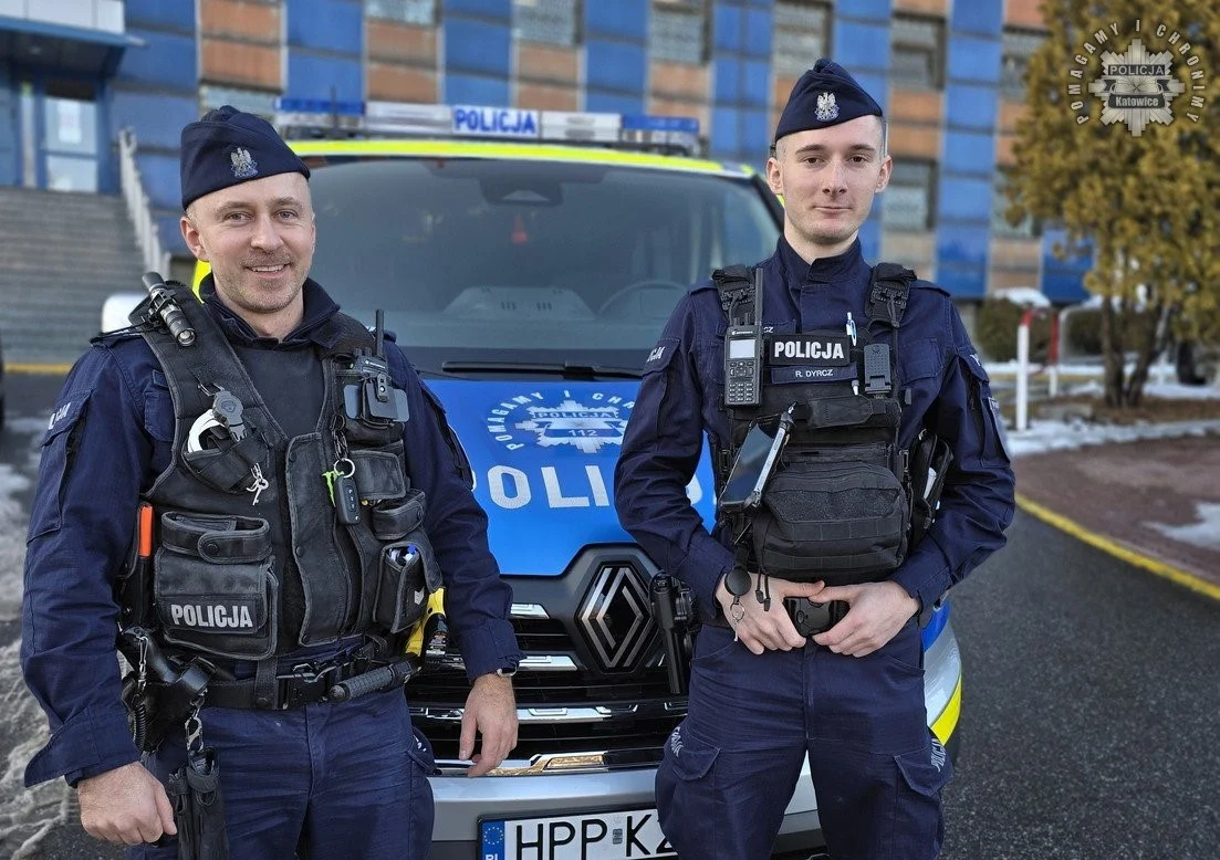 Katowiccy policjanci uratowali życie w ostatniej chwili