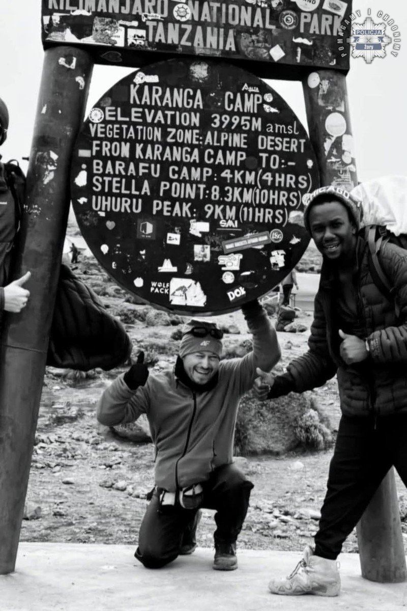 Śmierć policjanta z Żor podczas zdobywania szczytu Kilimandżaro