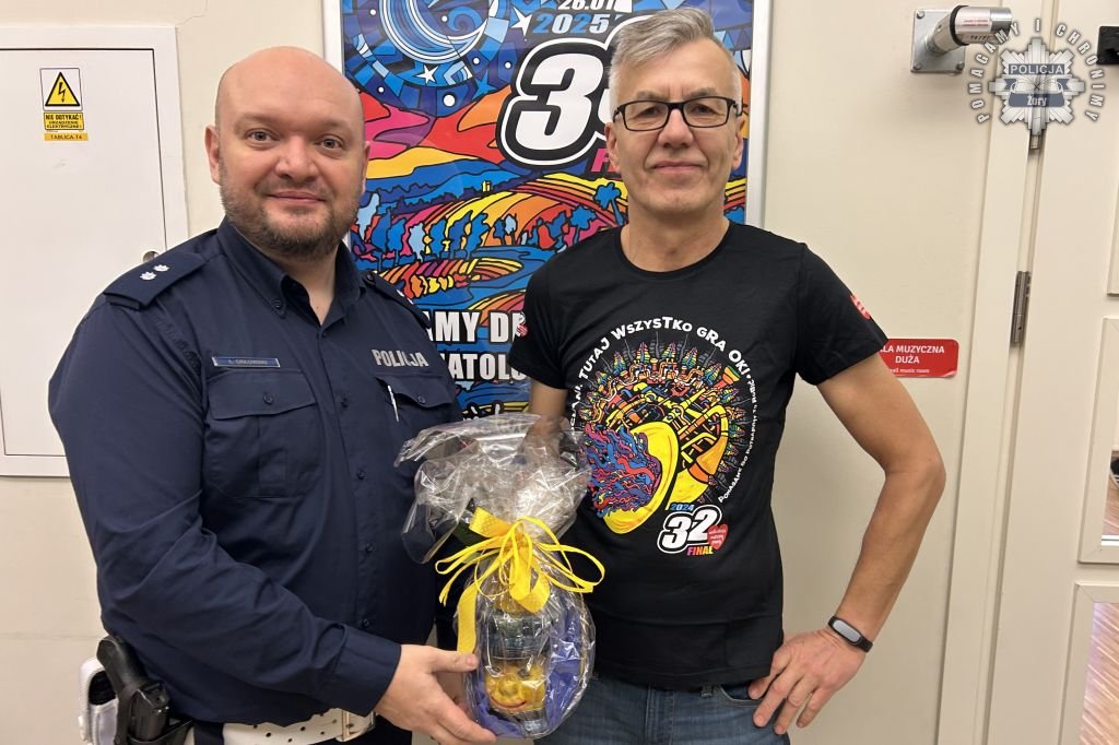 Żorek Policjant zagra razem z WOŚP - wyjątkowa licytacja w Żorach