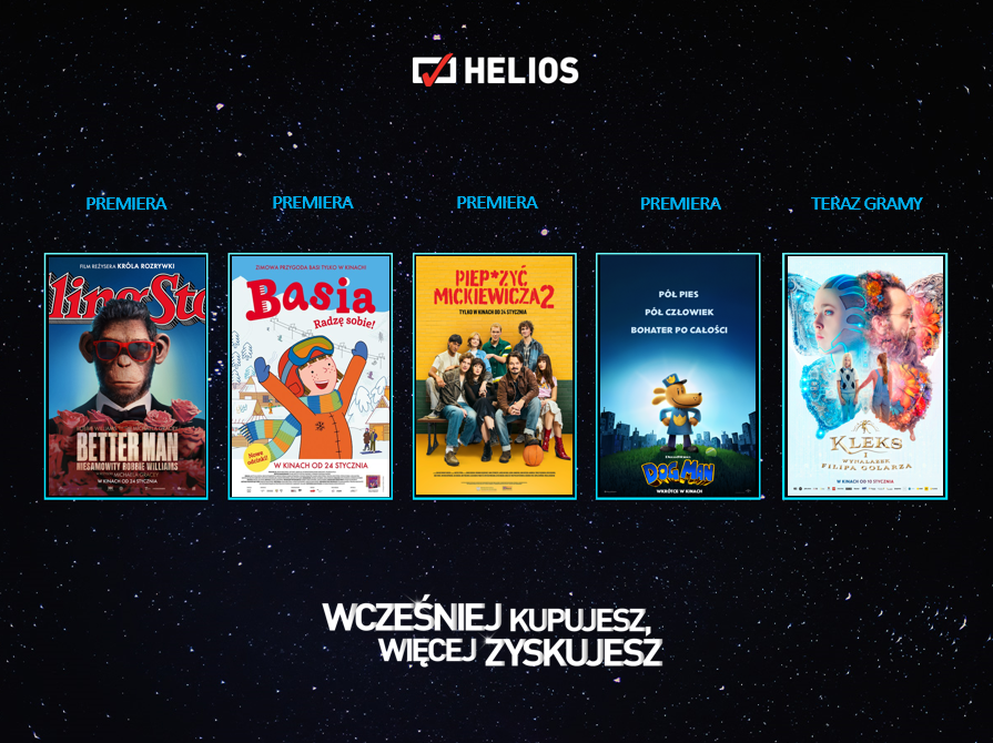 Filmowe nowości w kinach Helios! Co warto zobaczyć w tym tygodniu?