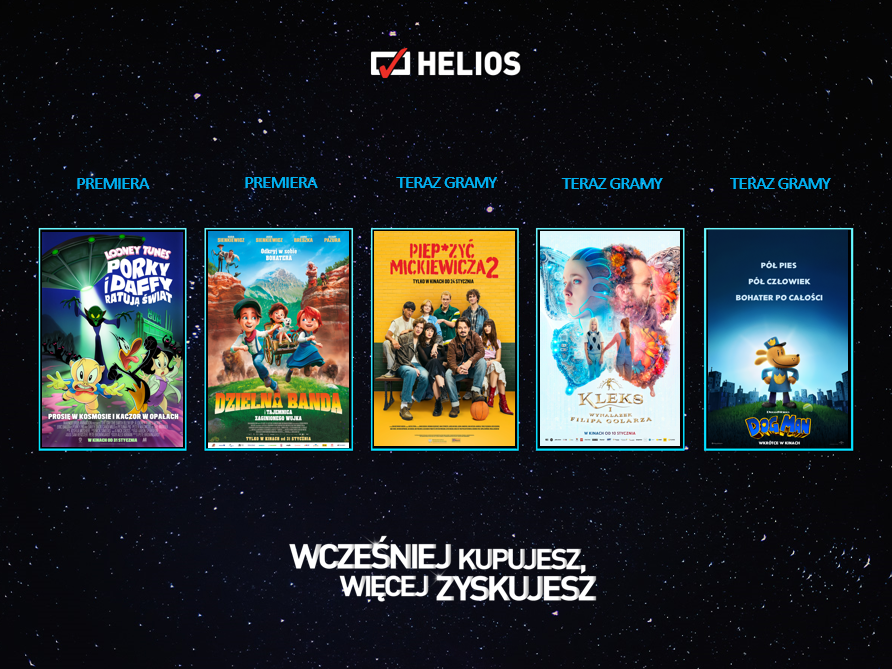 Najnowsze filmowe hity, które musisz zobaczyć w kinach Helios!
