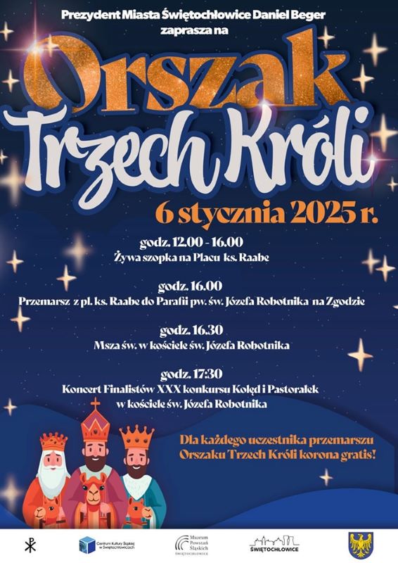 Orszak Trzech Króli w Świętochłowicach – dołącz do wspólnego świętowania